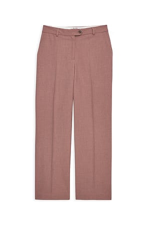Rose Wide Mid Waist Suit Pants