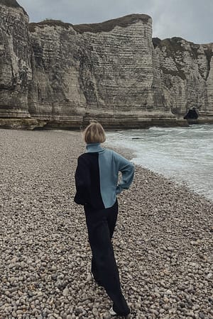 Black Habitbukser med vidde