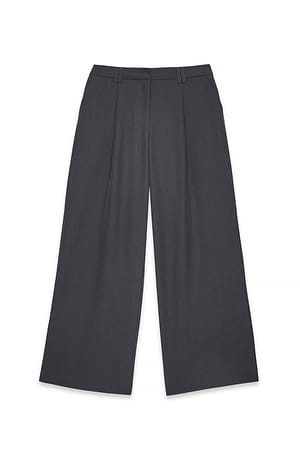 Dark Grey weite Anzughose