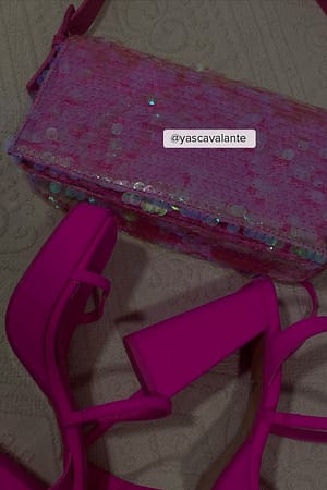 Strong Pink Bolso baguette