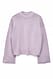 Offwhite Folded Sleeve Knitted Sweater