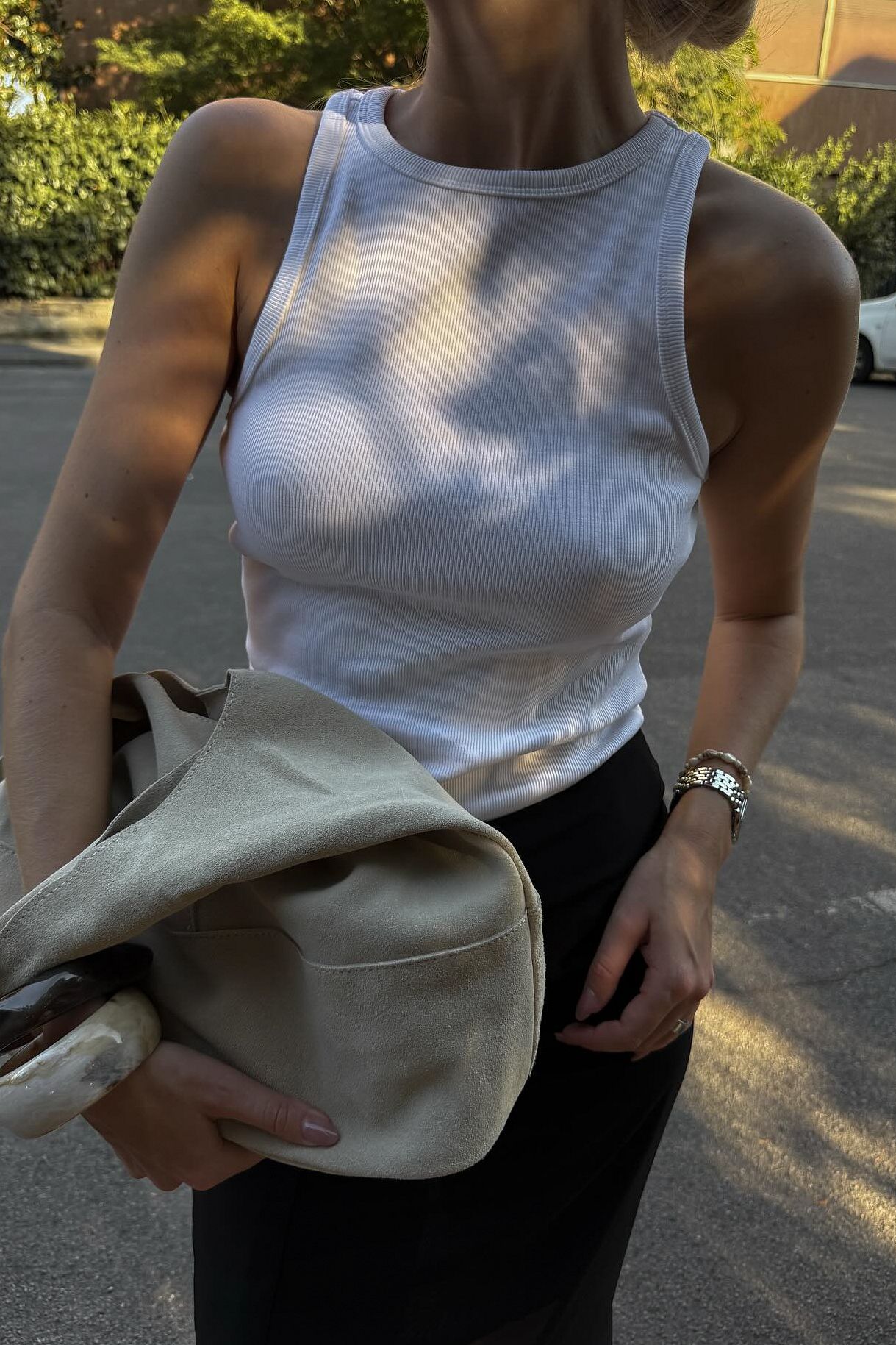White Ribbet tanktop