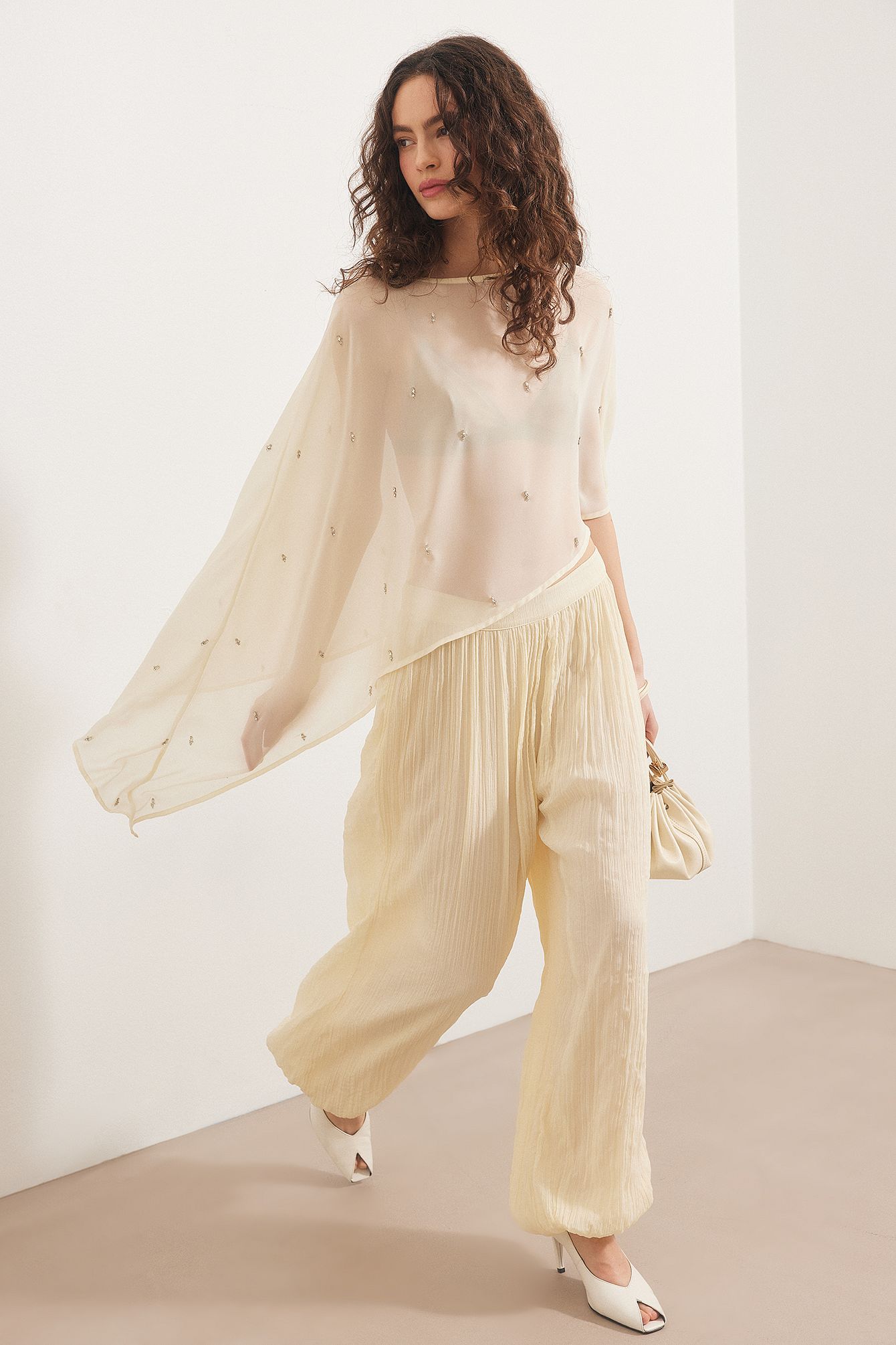 Vanilla Pantalon large coupe ballon