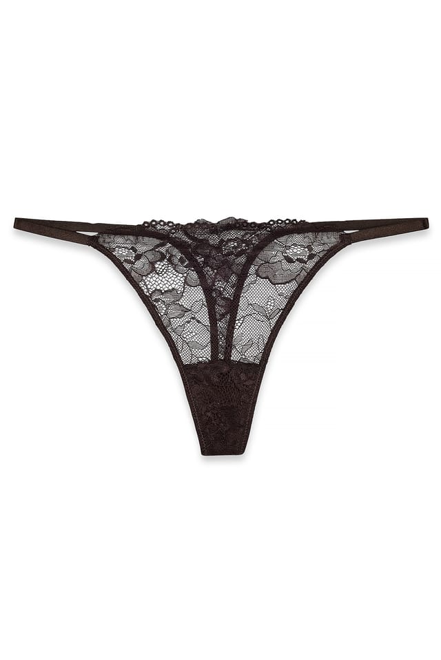 Dark Brown 2er-Pack Tangas