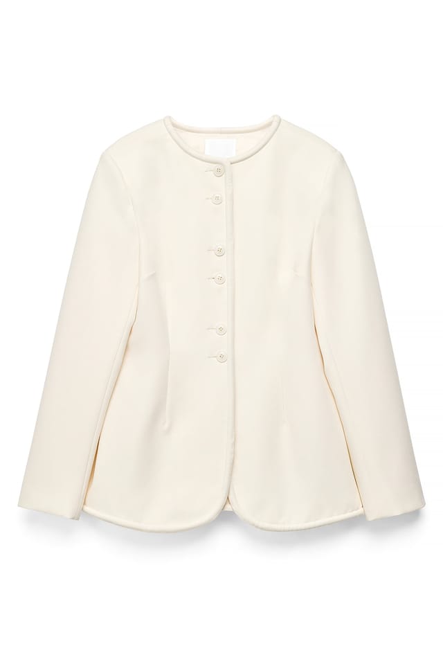 Offwhite Fitted Blazer