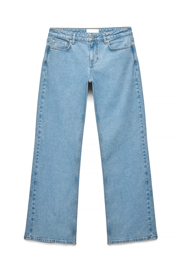 Light Blue Lane Low Waist Jeans