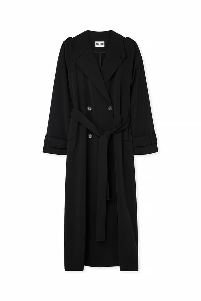 Black Langer Trenchcoat