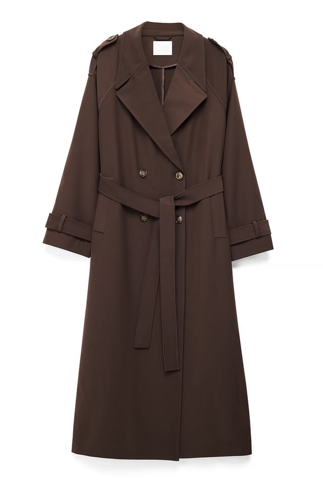 Brown Langer Trenchcoat