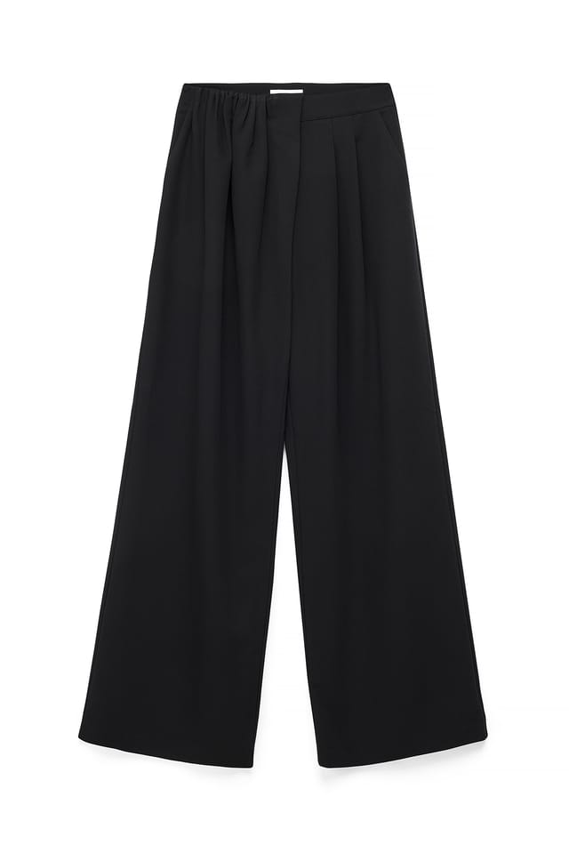 Black Loose High Waist Pants