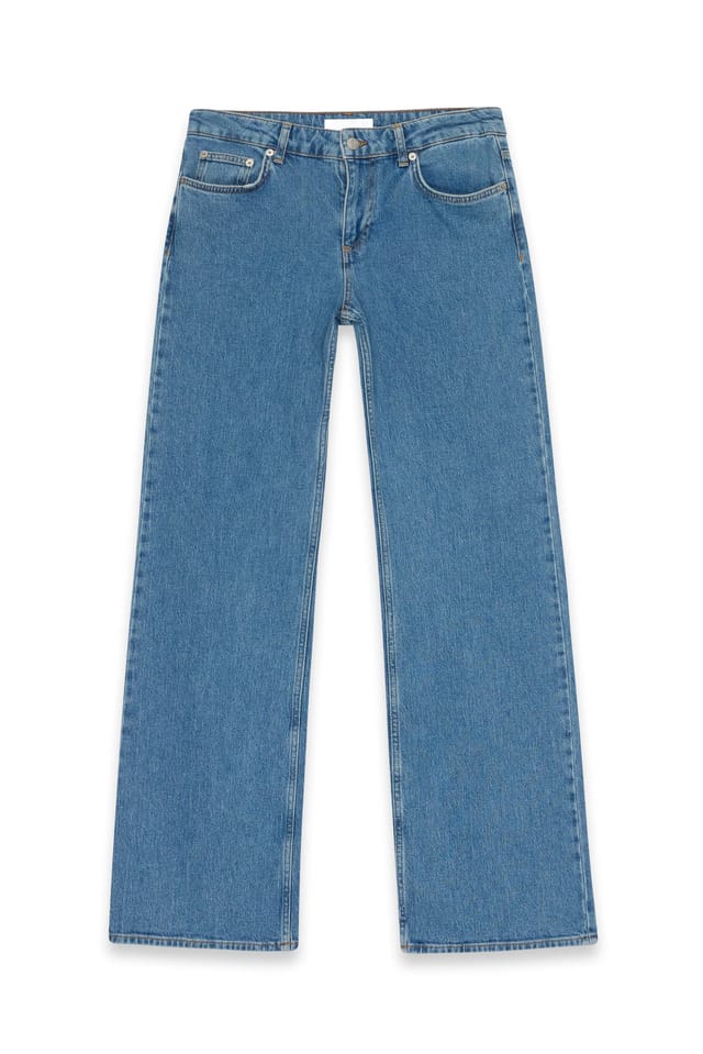 Blue Low Waist Jeans