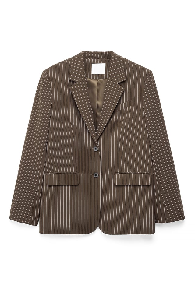 Brown Oversized Blazer