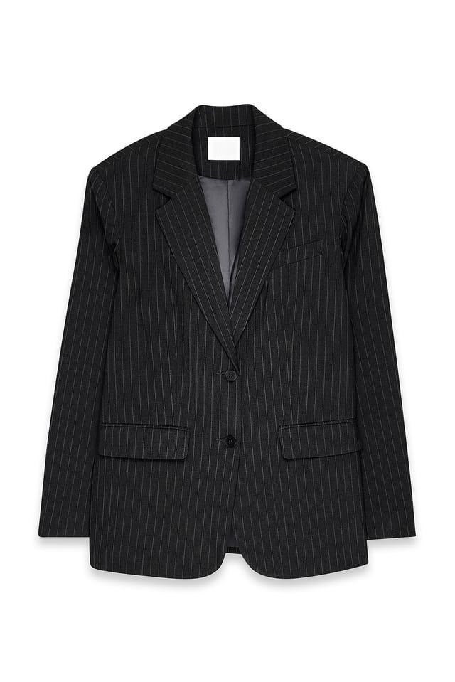Stripe Oversized Blazer