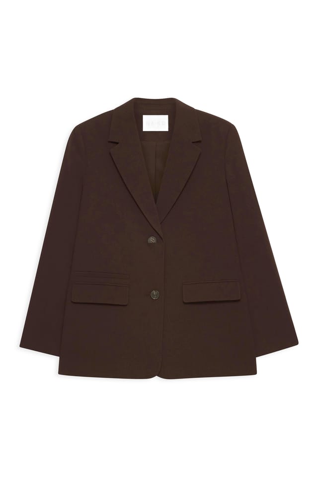 Brown Oversized Blazer