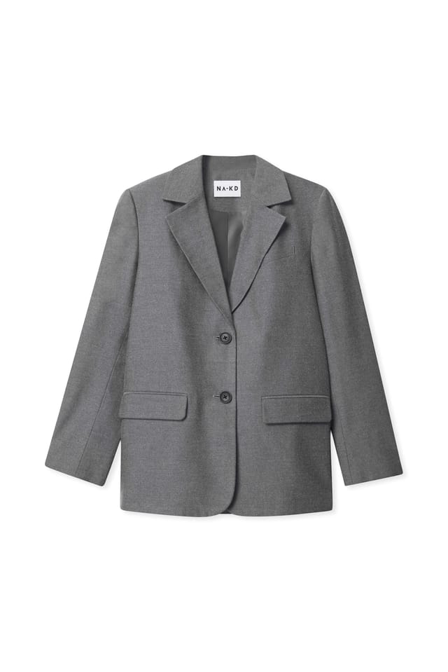 Dark Grey Oversized Blazer