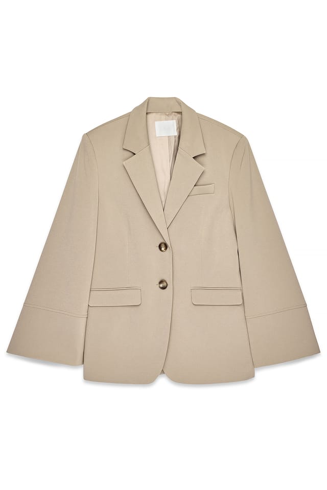 Taupe Oversized blazer
