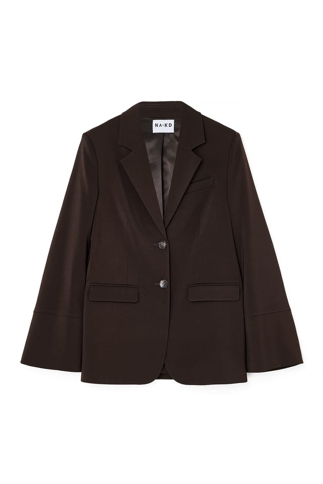 Brown Oversized blazer