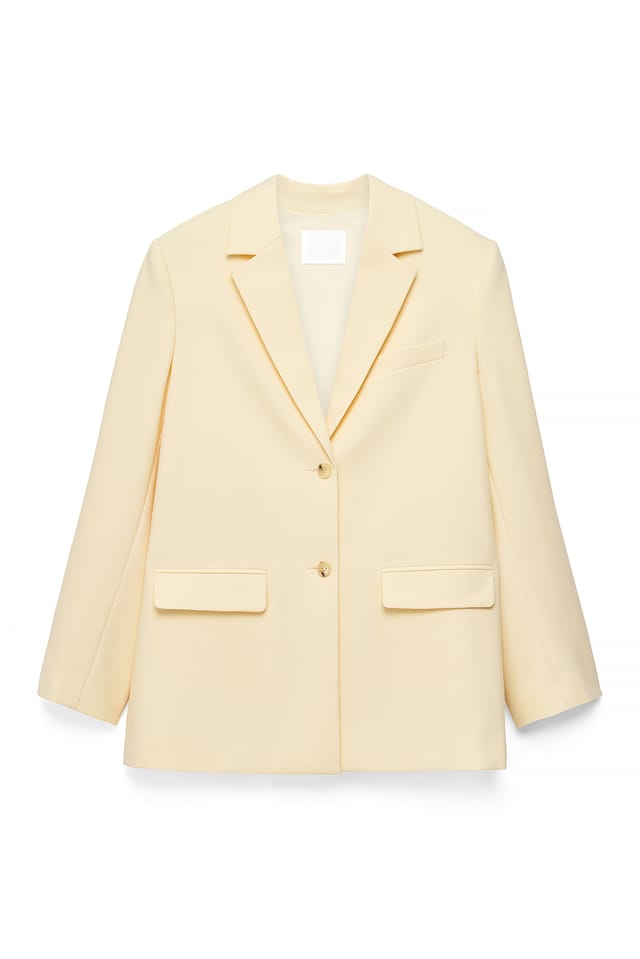 Vanilla Oversized blazer med öppen rygg