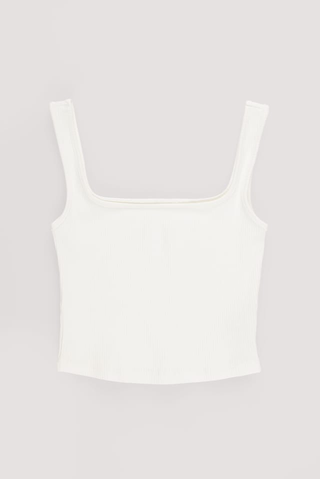Offwhite Squared Neck Singlet
