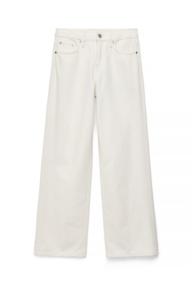 White Studio Low Waist Baggy Jeans