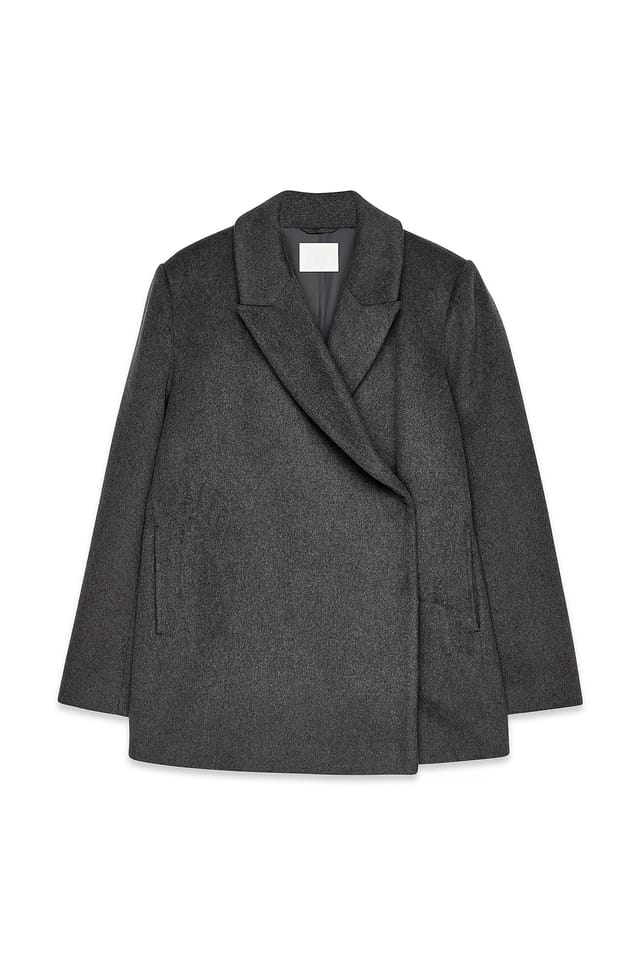 Grey kurzer Mantelblazer aus Wollmischung