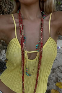 Ribbestrikket singlet
