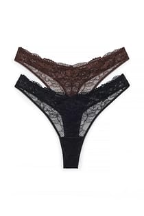 2-pack V-shape Thong