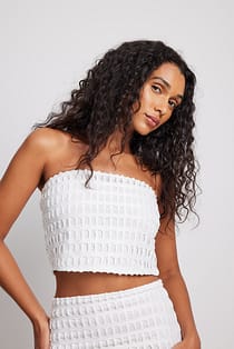 Bandeautop met cut-out