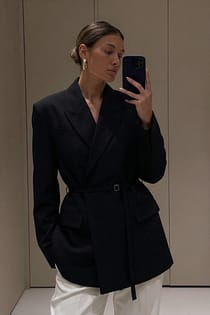 Belted Regular Blazer