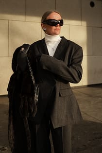 Double Breasted Fitted Blazer
