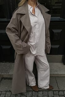 Cotton Wide Elastic Waist Pants