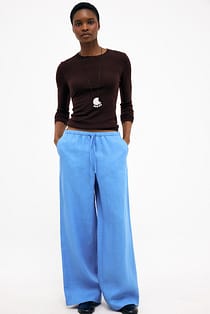 Drawstring Linen Pants