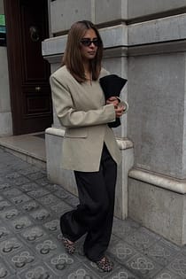 Double Breasted Fitted Blazer