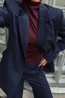 Fitted Longline Blazer