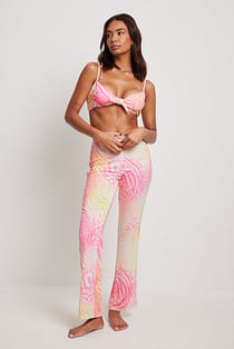 Broek met wijde pijpen