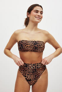 Culotte de bikini taille haute