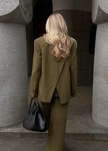 Oversized Open Back Blazer