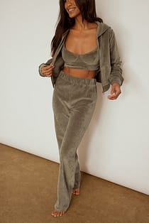 Joggingbukser i velour
