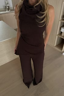 Structured Halterneck Top