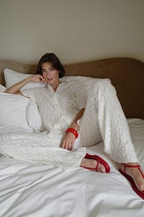 Knitted Crochet Trousers