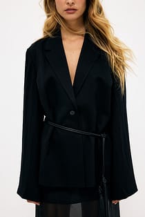 Relaxed Lyocell Blend Blazer