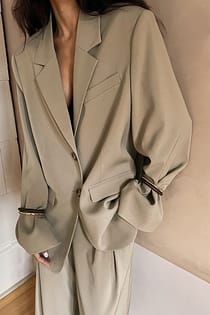Oversized Blazer With Wide Sleeves