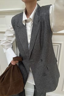 Sleeveless Oversized Vest