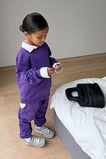 Ekologiska tvättade sweatpants