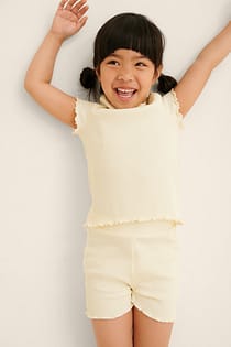Babylock Ribbed Organic Shorts