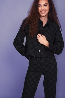 Cropped Denim Shirt