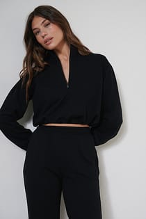 Pullover Mit Kordelzug-Detail