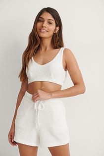 Fluffy Knitted Bralette