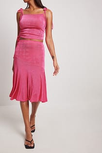 Layered Midi Skirt