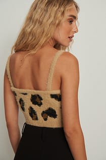 Strikket kort singlet