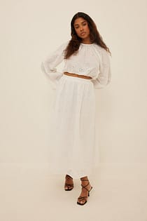 Midi Anglaise Skirt